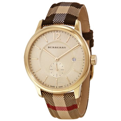 burberry damenuhr bu10001|Burberry Honey Dial Honey Check Fabric.